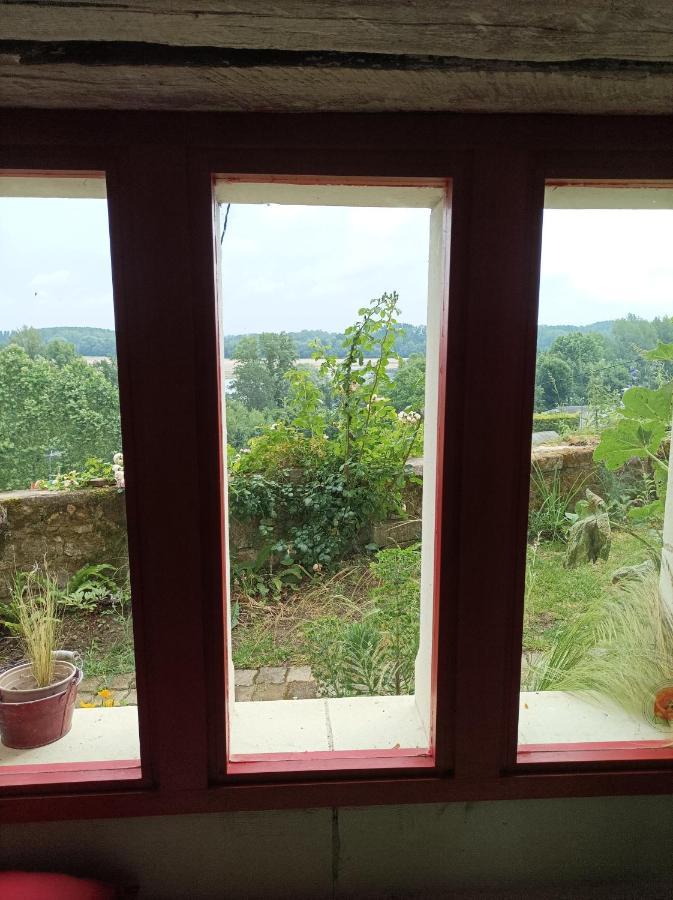 Gite Des Perreyeurs - Maison Troglodyte Avec Vue Sur Loire Montsoreau Zewnętrze zdjęcie